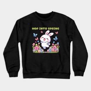 Hop into Spring with Esther Bunny! Crewneck Sweatshirt